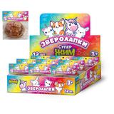 Игрушка-антистресс зверолапки хомяк, дисплей 12 шт Супер Жим