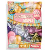Латексные шары набор 100 штук, жемчужные ЧУДО ПРАЗДНИК