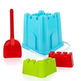 Песочный набор Крепость, 4 предмета, в ассорт.