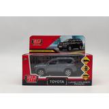 Машина металл TOYOTA PRADO длина 12 см, двери, багаж, инерц, серый, кор. Технопарк 