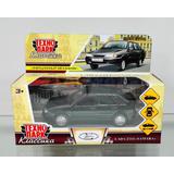 Машина металл LADA LADA-2114 "SAMARA" 12 см, двери, черный Технопарк 