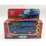 Машина металл LADA GRANTA CROSS длина 12 см, двер, багаж, инерц, синий, кор. Технопарк 