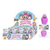 Антистресс выпрыгунчик, веселый монстрик, дисплей 12 шт Супер Жим