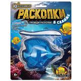 Набор раскопки в слайме, скелет рыбы-бабочки, блистер IQ Эксперимент