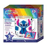 Набор д/дет тв-ва стеклянная кружка для росписи синий монстрик МУЛЬТИ АРТ