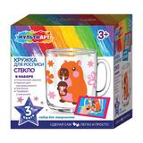 Набор д/дет тв-ва стеклянная кружка для росписи капибара МУЛЬТИ АРТ