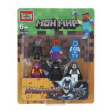 Конструктор фигурки мой мир+супергерои -6 шт. Город мастеров