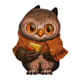 Melograno Пазл ANIMALS. Совенок ученик 53 детали, размер 17 х 21.5 см, средний размер детали 3 см