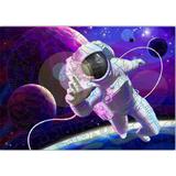 Melograno Пазл SPACE. Космонавт 130 деталей, размер 16 х 23 см, средний размер детали 2,5 см