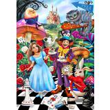 Melograno Пазл ANIMATION. Алиса в стране чудес 100 деталей, размер 16,5 х 23,3см, средний размер детали 3см