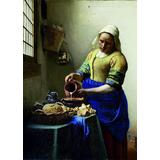 Melograno Пазл ART. Ян Вермеер. Молочница 105 деталей, размер 16 х 23 см, средний размер детали 2,5см