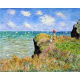 Melograno Пазл ART. Клод Моне.Прогулка к утесу в Пурвиле 105 деталей, размер 23 х 16 см, средний размер деталей 2,5см