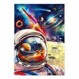 Melograno Пазл SPACE. Космонавт на луне 130 деталей, размер 16 х 23см, средний размер детали 2,5см