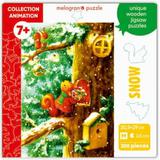 Melograno Пазл ANIMATION. Бельчата 80 деталей, размер 16 х 23 см, средний размер детали 2,5 см