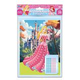 Аппликация бусинами 18*25 см принцессы дисней МУЛЬТИ АРТ