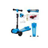 Самокат четырехколесный складной, свет эффекты, пар, li-ion 3,7V аккумулятор с USB зу, размер: 63*