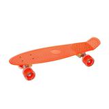 Скейтборд пластиковый, широкие колеса PU со светом, стойка: алюминиевая, размер платформы: 56*15 см