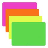 Доска для лепки пластиковая ErichKrause Matt Neon, A4, ассорти (в пакете по 4 шт.)