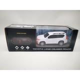 Машина ру TOYOTA PRADO свет, 19 см, ,бел, кор No name