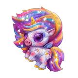 Melograno Пазл ANIMATION. Единорог Карамелька 50 деталей, размер 17 х 21см, средний размер детали 3см