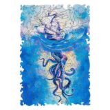 Melograno Пазл ANIMATION. Кракен 150 деталей размер 16 х 23 см, средний размер детали 2,5 см