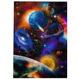 Melograno Пазл SPACE.Космос 130 деталей, размер 16 х 23 см, средний размер детали 2,5 см