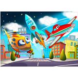 Melograno Пазл TRANSPORT. Авиатехника 18 деталей, размер 23 х 16см, средний размер детали 5,5см