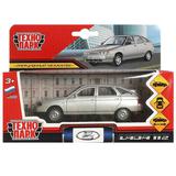 Машина металл ваз-2112 12 см, двери, багаж, серебряный, кор. Технопарк 