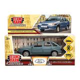 Машина металл LADA -2114 "SAMARA" 12 см, двер, баг, ин, мокрый асфальт, кор. Технопарк 