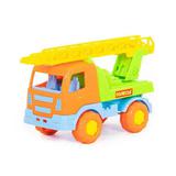 Автомобиль ПОЛЕСЬЕ пожарная спецмашина Салют оранжевый 22х11х14 см