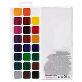 Краска акварель Лео Учись медовые, без кисти 24 цвета