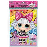 Аппликация из пайеток в пакете 17*23 см ЛОЛ лол MultiArt 
