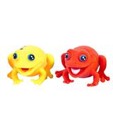 Набор игрушек Junfa антистресс - тянучки: лягушка с шариками 2 штуки в наборе