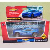 Машина металл сhevrolet сamaro, 10 см, синий - 
