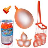 Бомбочки водяные 50 шт., в наборе с воронкой и сетчатым мешочком для переноски, в пластиковой тубе