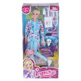 Кукла 29см София, руки и ноги сгиб., доктор, питомец, акс, кор КАРАПУЗ