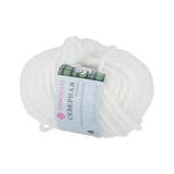 Пряжа ПЕХОРКА Северная 50м/50г цвет 01-Белый