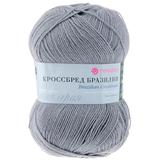 Пряжа ПЕХОРКА Кроссбред Бразилии 500м/100г цвет 174-Стальной