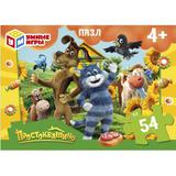 Простоквашино. Пазлы классические в коробке. 54 детали. 90х65х25 мм. Умные игры в уп.32шт 