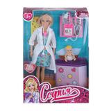 Кукла 29 см, руки и ноги сгибаются, с аксессуарами, КАРАПУЗ