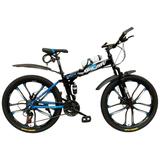 Велосипед 26" 21 скорость, двухподвесный, дорожный, для взрослых, синий, бу витрина