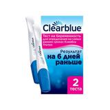 CLEARBLUE Ультра Тест на беременность для определения на самых ранних сроках 2шт