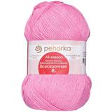 Пряжа ПЕХОРКА Всесезонная 320м/100г цвет 11-Яр. Розовый