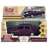 Машина металл ВАЗ-21099 "СПУТНИК" 13,1 см, двери, багаж, фиолетовый, Технопарк 