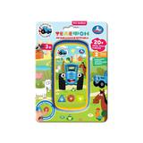 Телефон 3 фигурные кнопки 20+ песен, фраз и звуков. СИНИЙ ТРАКТОР на блист. Умка 