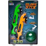 Спортивная игра Sling Stix, (2 устройства для запуска с присоской, 1 мячик попрыгунчик)