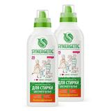 SYNERGETIC Гель для стирки Цветного белья 0,75л 2шт