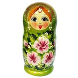 Матрешка 7 в 1 (Цветы, Эскиз 28, Фиалки)