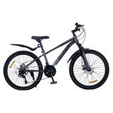 Велосипед 24" Slider Street IT260-24GY руль и рама сталь, амортизатор, 21 скорость, бу витрина