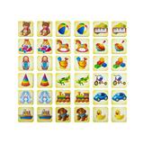 Игра Woodlandtoys Мемо Любимые игрушки 36 деталей в коробочке 15*10*5 см